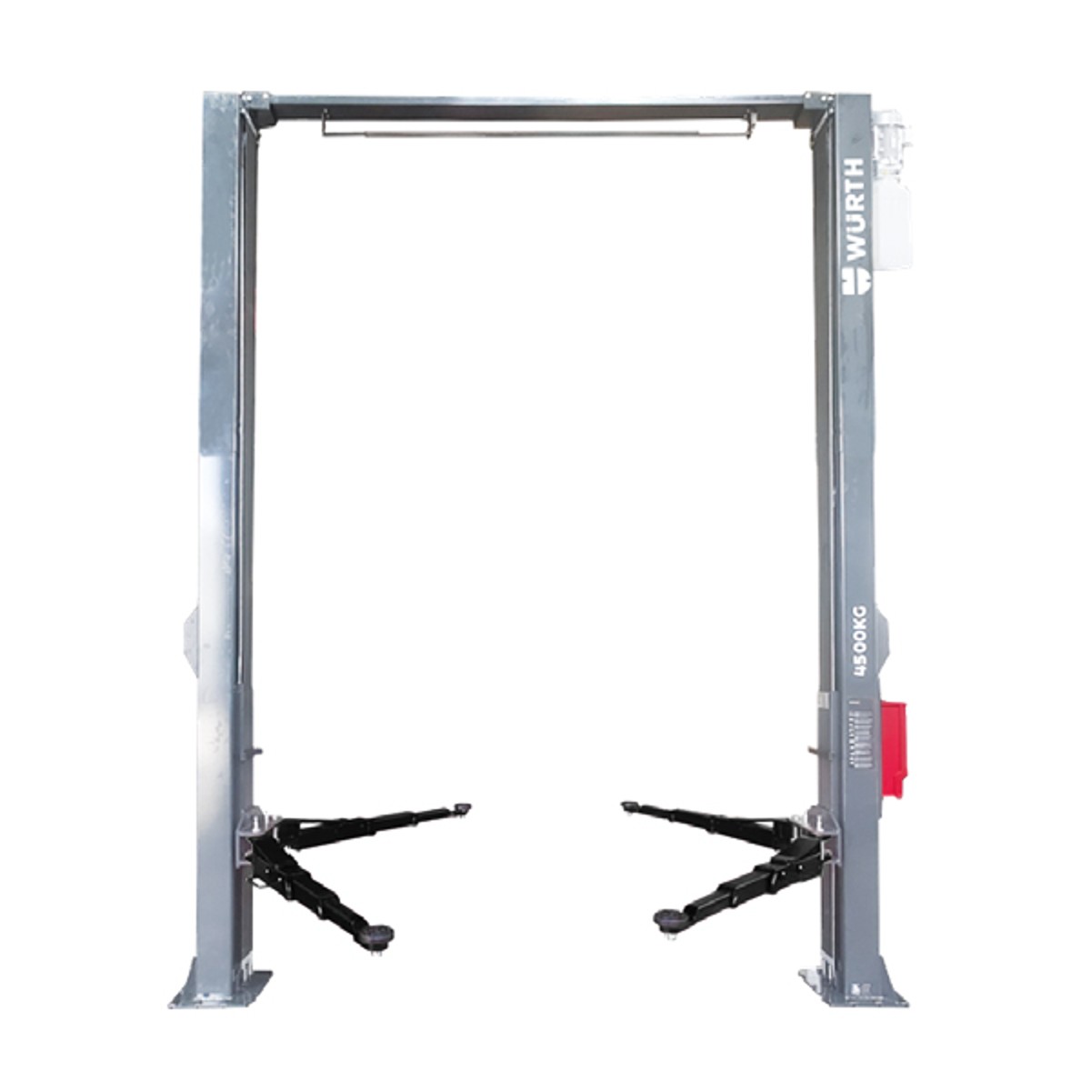 ลิฟต์สองเสาไฮดรอลิกไฟฟ้า 4.5 ตัน (อัตโนมัติ) สีเทา