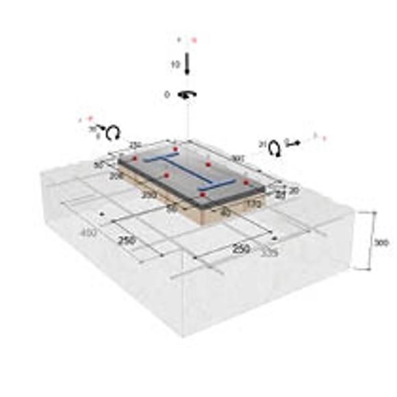 Intuitive and simple input for dimension and load parameters.